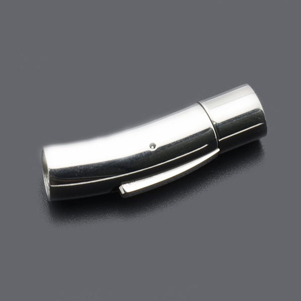 5 Chiusure A Doppia Apertura Per Gioielli - In Acciaio Argentato, Per Bracciali E Collane - Foto 2