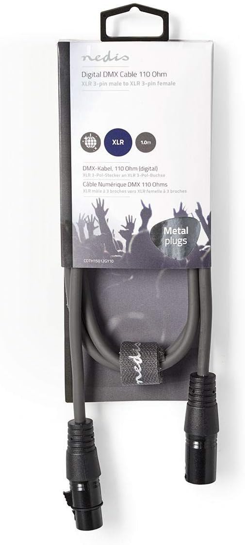 NEDIS DMX Adapter Cable, A High Flexible Digital XLR Cable Perfect for DMX or AES-EBU Signals, 110 Ohm Resistance - Image 4