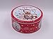 hadaaya Beautiful Christmas Themed Red Color Round Storage tins, Shabby chic, set of 3, Gift Box