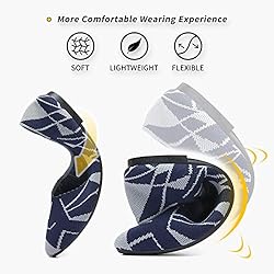 BABUDOG Womens Memory Foam Flats Shoes,Breathable