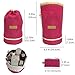 Fanagio Waterproof Nylon WomanTravel Toiletry Bag or Makeup Bag Organizer for Bathroom and Womens Travel Toiletries and Travel Kit and Holidays Gift Color Pink