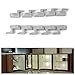 10pcs 0.25W Hinge LED Sensor Light for Kitchen Living Room Bedroom Cabinet Cupboard Closet Wardrobe Night Lights