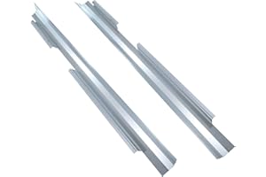 LOSTAR Pair(2) Crew Cab Outer Rocker Rocker Panel Compatible with 2007-2013 Silverado Sierra 4 Door