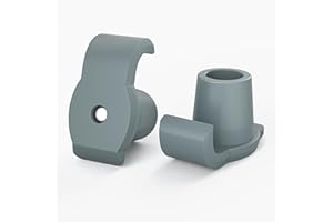 supregear Walker Ski Glides (2-Pack) - Accesories for Seniors Folding Walkers, Heavy Duty Durable Feet Sliders for Back Legs,