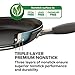 Anolon Advanced Hard Anodized Nonstick Frying Pan Set / Skillet Set - 10 Inch and 12 Inch, Gray