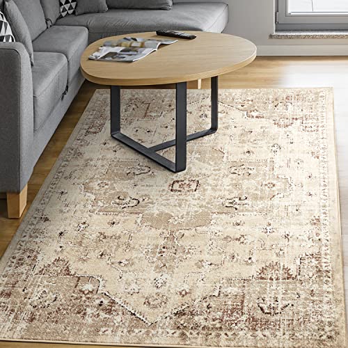 Antep Rugs Elite 8x10 Vintage Bohemian Distressed Oriental Medallion