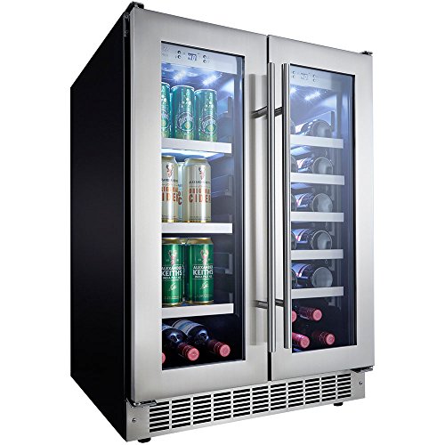 Danby DBC047D3BSSPR Silhouette Professional 24" French Door Beverage Center in Stainless Steel