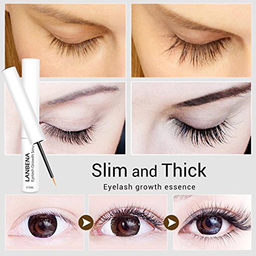 Pesters Unisex Natural Eyelashes Eyebrows Eyelash Growth Serum Eyelash Growth Fluid Lash Enhancers & Primers