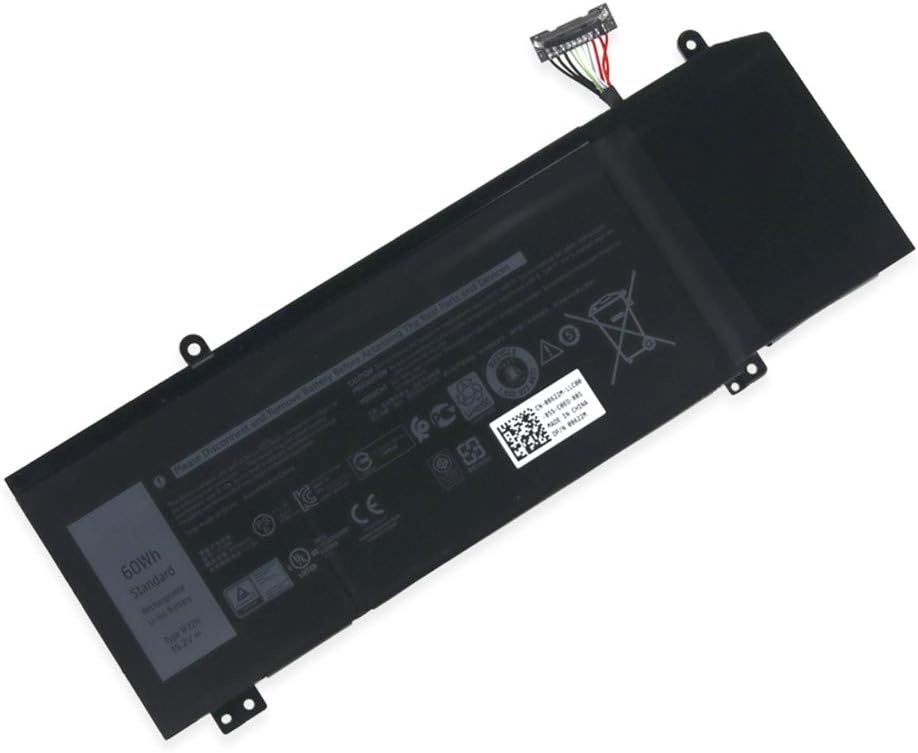 7XINbox 15.2V 60Wh 1F22N 0JJPFK 08622M XRGXX 06YV0V OJJPFK 0HYWXJ HYWXJ 01F22N JJPFK Laptop Battery compatible with Alienware M15 M17 R1 G7 7590 7790 5590-D2783W D2743B D2865B D2863W D2842W D2843W