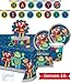 Robot Party Supplies and Decorations - Plates Cups Napkins for 16 People - Includes Banner, Tablecloth and Centerpiece - Perfect Robot Birthday Party Decorations!