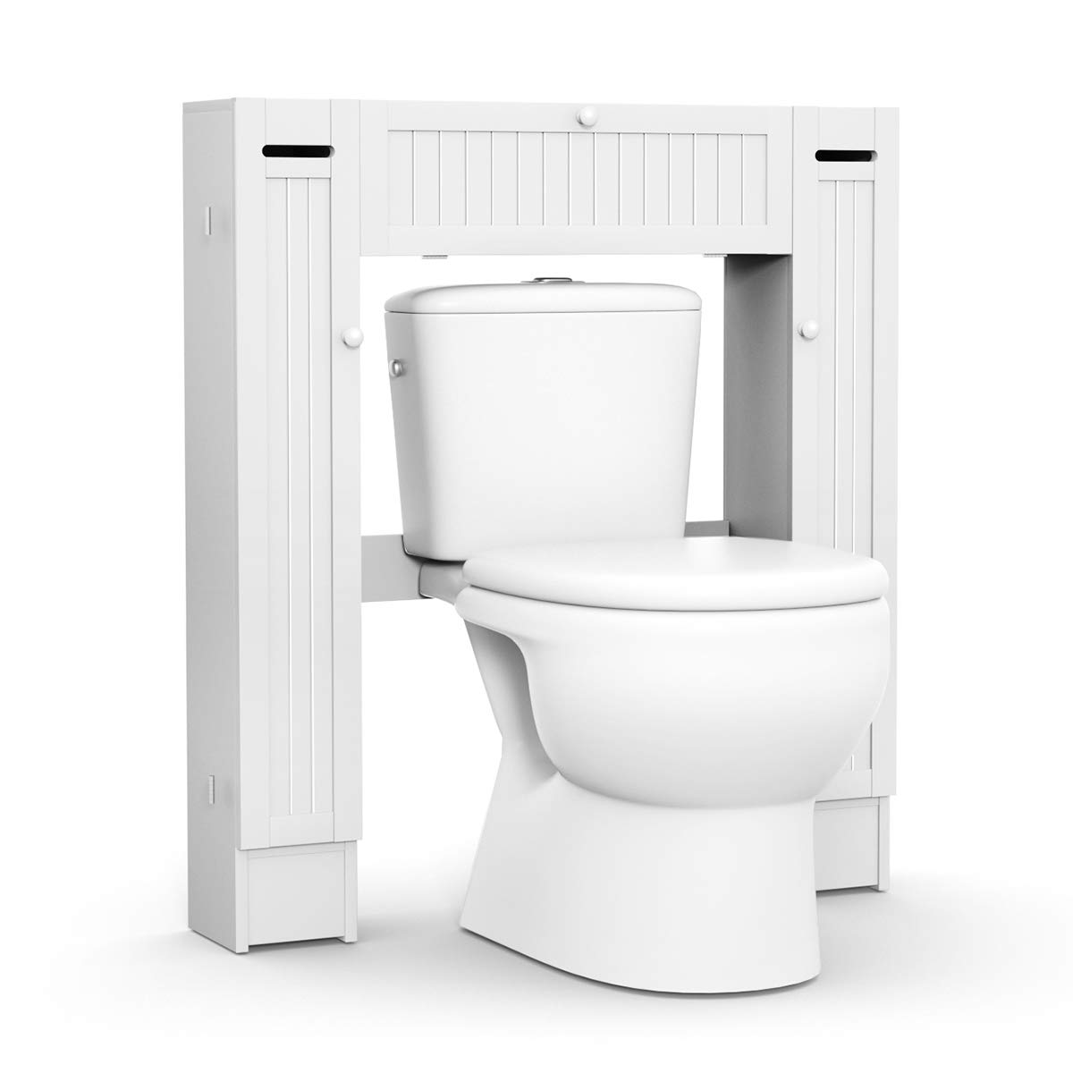Buy Giantex Over The Toilet Storage with 2 Doors and Adjustable