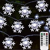 Homeleo 50 Led Cold White Snowflake LED Fairy