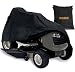 Boone Yard Essentials Riding Lawn Mower Cover - Heavy Duty, Durable, Water Resistant Cover for Your Ride-On Garden Tractor - Fits Up to 54" Deck - Black primary