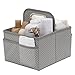 Delta Children Portable Nursery Caddy - Essential Lightweight Storage Bin with Multiple Compartments - Easy Storage/Organization Solution, Dove Grey