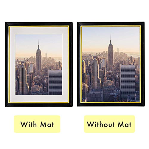 image for CREKERT 11x14 Frame for Picture Diploma Certificate Frame 8.5x11 with 