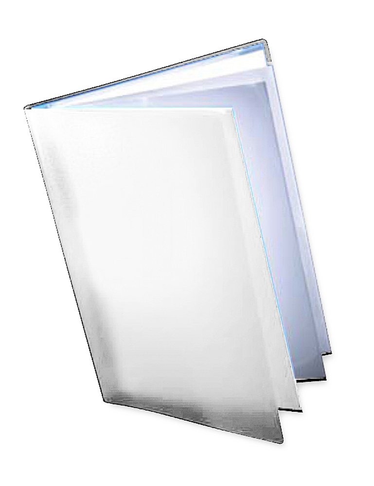 Westfolio Course Book Adjustable Capacity Crystal A2, File Holder, Presentation Display Wallet, Paper, Document, Poly Clear Sleeves