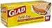 Glad 60771 Fold-Top Sandwich Bags, 6 1/2 x 5 1/2, Clear, 180 per Box, 12 Pack