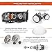 AKKON - For 2002-2005 Dodge Ram 1500 | 2003-2005 Ram 2500 3500 Black Dual Halo Projector Headlights Pair Set