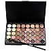 Creazy Cosmetic Matte Eyeshadow Cream Makeup Palette Shimmer Set 40 Color+ Brush Set (A)