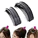 GEOOT Bumpits Cele-up Hair Bump Comb Brunette Hair Professional hair clip hair accessories (L+S)