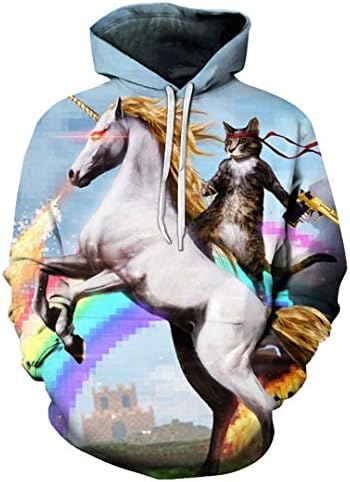 Unisex 3D Knights of The King Ten Thousand Horses Gallop Funny Sweatshirts