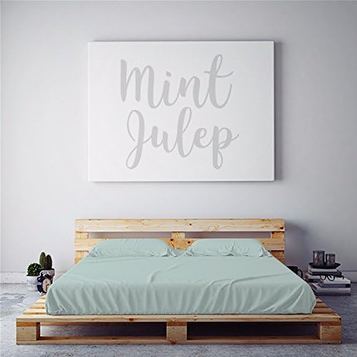 PeachSkinSheets Night Sweats: The Original Moisture Wicking, 1500tc Soft Full Sheet Set Mint Julep