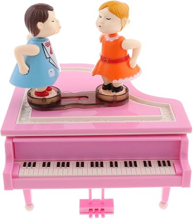 Amazon N A レトロオルゴールオーナメントクリエイティブトイ ピアノ ピンク オルゴール おもちゃ