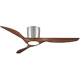 Wind River Delta 52 Inch Indoor/Outdoor Smart Flush Mount Ceiling Fan