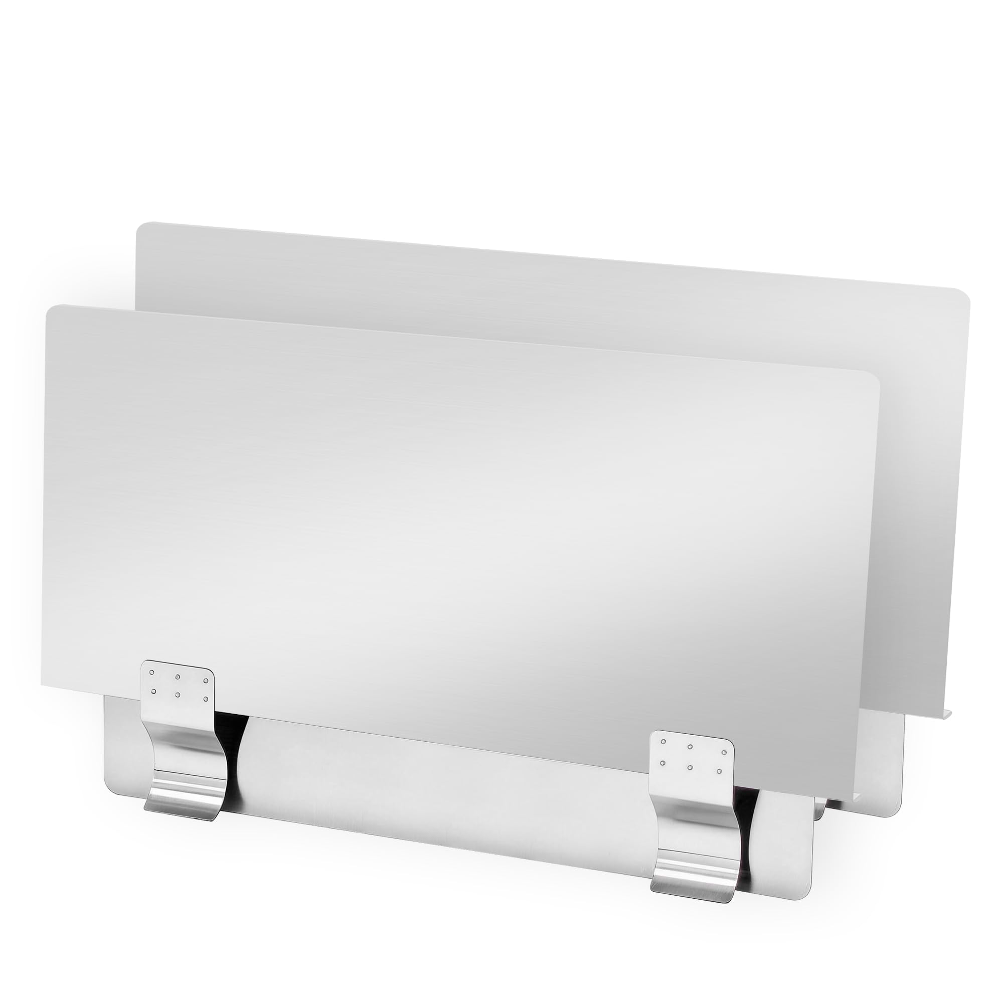 Photo 1 of ATSARIUM 2 Packs Stainless Steel Fryer Splash Guard Side Stove Splash Screen, Oil Splash Guards for Kitchen & Restaurants Deep Fryer (20-1/2" W x 9" H)