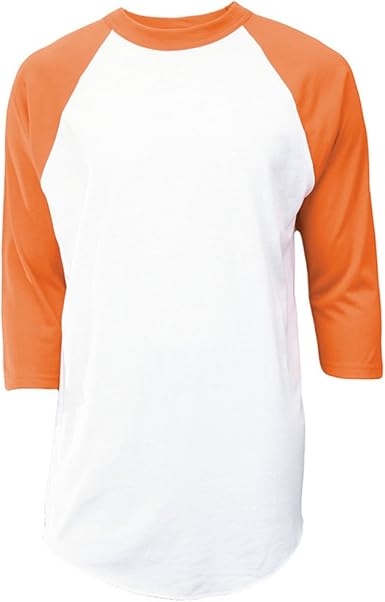 orange sleeve baseball shirt