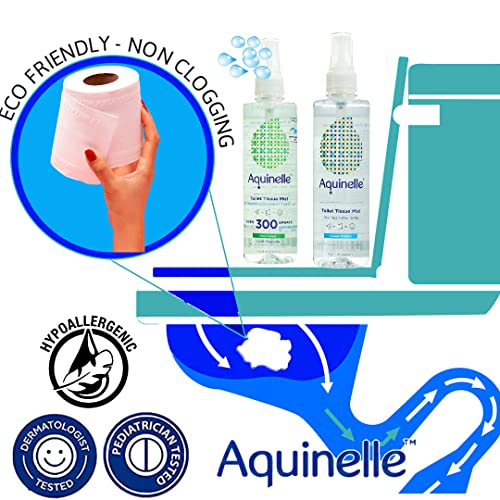 Aquinelle Toilet Tissue Mist, EcoFriendly & NonClogging Alternative