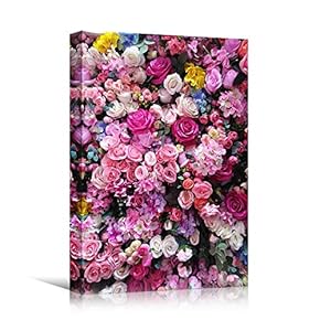 signwin Canvas Wall Art Pink Petals Colorful Farmhouse/Country...