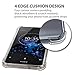 ZeKing Slim Thin Anti-Scratch Clear Flexible TPU Silicone Four Corner Bumper Protective Case Cover Compatible Sony Xperia XZ3(Transparent)