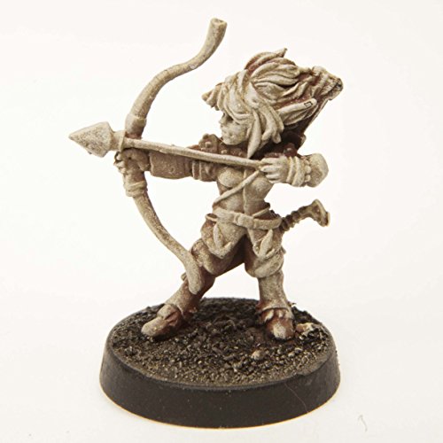 Stonehaven Gnome Archer Miniature Figure for 28mm Table Top Wargames - Made in USA