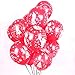 Funi 100pcs 10'' Printed Latex Balloons Christmas Balloons Pure Pearl Helium Christmas Decorations Mixed Assorted Balloons