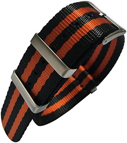 RUIXUAN Heavy Duty Military Style Replacement Seatbelt Nato Watch Band,Seat Belt Weaved Nylon Premium Quality NATO Straps