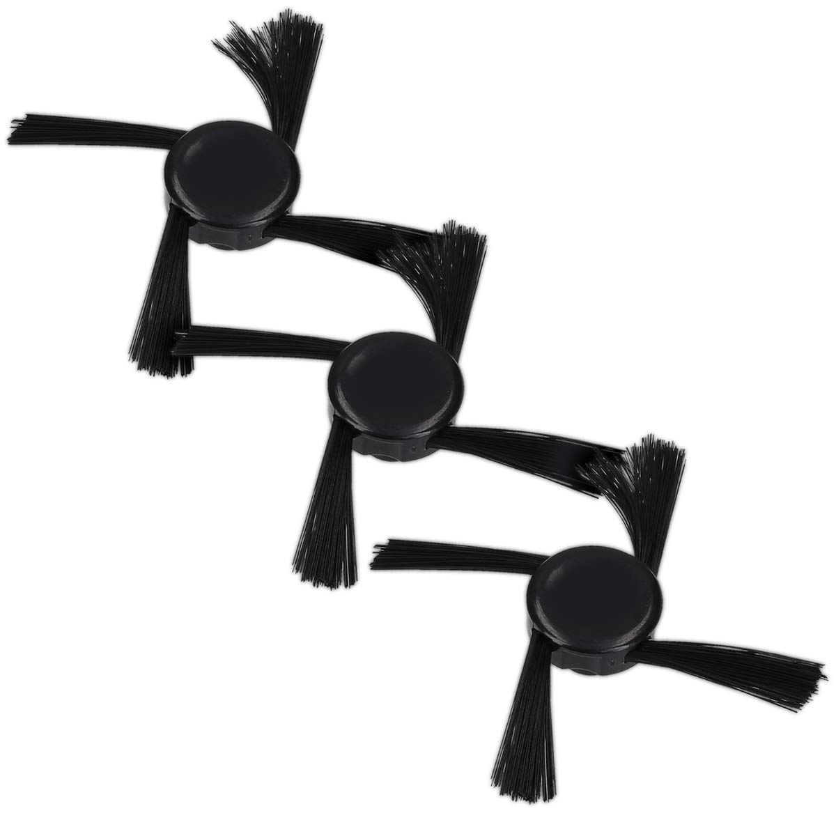 kwmobile Replacement Side Brushes Compatible with Neato Botvac - D5 / D6 / D7 Series 3-Piece Spare Part Accessories Set Brush Pack Spares for Vacuum Cleaner