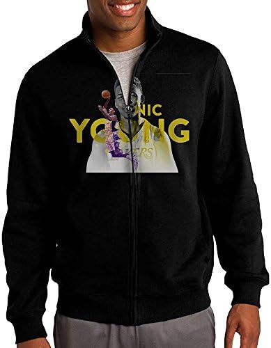 Jacob Men's Sweatshirt Nicky Younger Full-zip Hoodie Jacket XXL Black