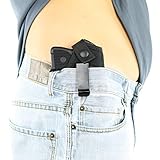 ComfortTac Concealed Carry Holster | Carry Inside The Waistband IWB or Outside The Waistband OWB | Size 1 Fits S&W Bodyguard, Ruger LCP, Kel Tec P3AT, Kahr P380, NAA Guardian, and Most .380