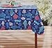 Summer Blue Sealife Rectangular Vinyl Tablecloth (60 x 102 Inches)