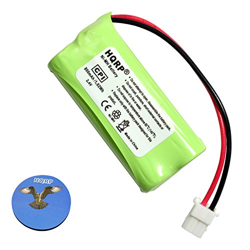 HQRP Phone Battery compatible with AT&T LUCENT EL52400, EL52450, EL52500, EL52510, TL32100, TL32200, TL92470 Cordless Telephone plus Coaster