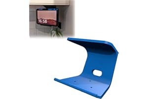 Under Cabinet Mount for Echo Show 8, Space-Saving Kitchen Workshop Display Bracket, Secure Hanging Installation (Black)