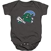 Tulane University Official Distressed Primary Logo Unisex Infant Snap Suit for Baby