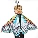 D.Q.Z Kids Butterfly-Wings for Girls Dress Up Costumes Play with Antenna Headband Halloween Party Supplies