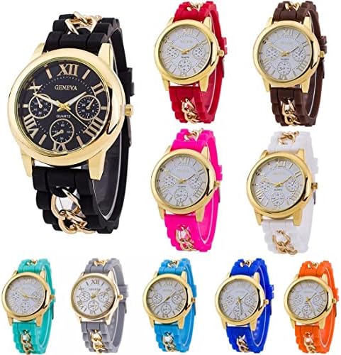 Amazon.com: TANEMUDO 28 Pcs Assorted Platinum Watch Sets for  display picture 1