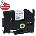 Label KINGDOM 4 Pack Compatible Brother Ptouch Tz Tze 221 Label Tape 9mm 0.35 Inch Laminated White with Brother Label Maker PT-D600 PT-D210 PT-D200