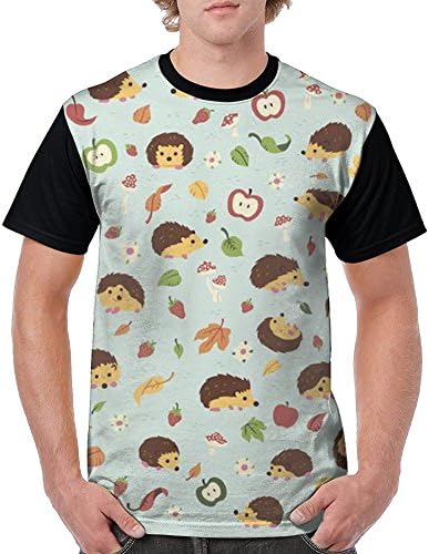 Men's Tech Short Sleeve Comfort Soft Hedgehog T-Shirt