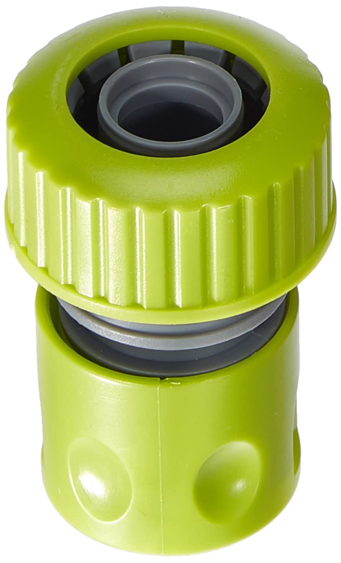 Xclou 346108 Plastic Female Hose Connector for Extending and Adding Attachments to Garden Hoses, Green, 19 mm