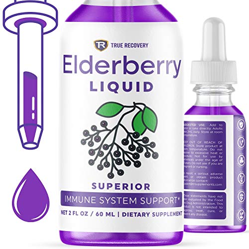 Organic Elderberry Liquid Powerful Antioxidants and Immune System