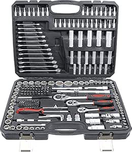 ESTUCHE DE HERRAMIENTAS 216 PIEZAS CARRACA 1/4 1 ...